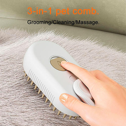 Cepillo Vapor Para Mascotas Pack 2 Piezas